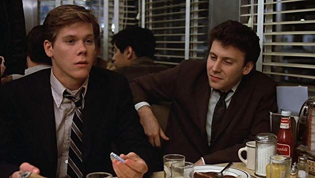 Kevin Bacon and Paul Reiser in Diner (1982) | Diner movie, Classic  comedies, Kevin bacon