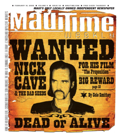 MAUI TIME NICK CAVE