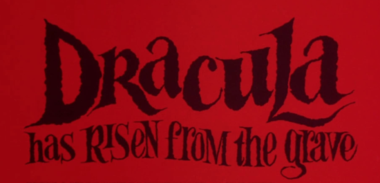 DRACULA HAS RISEN FROM THE GRAVE — SHOCKTOBER!