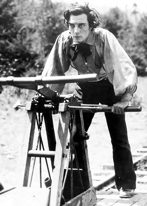 Buster Keaton in The General (1926). That and the Camraman are hilarious! |  Silent film, Silent movie, Silent film stars