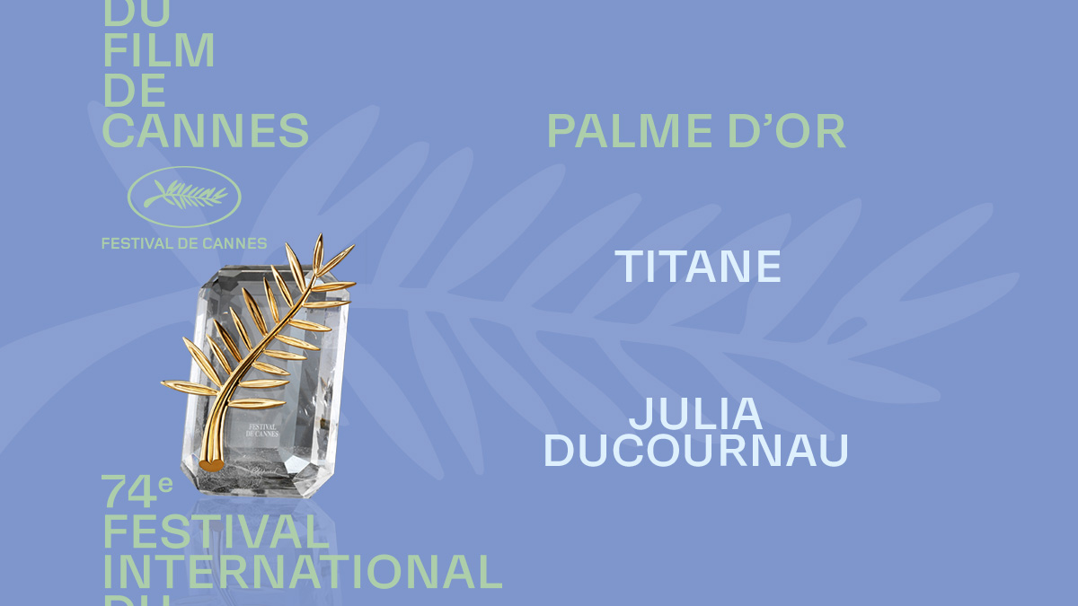 Festival de Cannes on Twitter: "And the Palme d'or winner is Julia  DUCOURNAU for TITANE #Cannes2021 #Awards #PalmedOr #TITANE… "